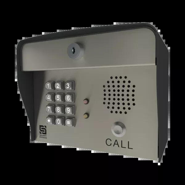 Security Brands Advantage DKLP 19-100I – 100-Code Low-Power Keypad with Intercom – Post Mount