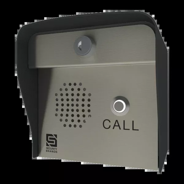 Security Brands Advantage Intercom 17-300– Exterior Intercom Station – Post Mount