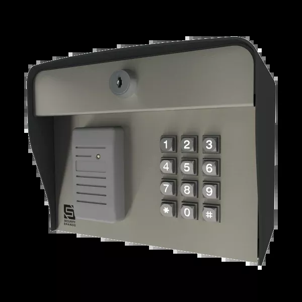 Security Brands RemotePro CR 23-006KP – Wiegand-Output Proximity Card Reader with Keypad – HID – Post Mount