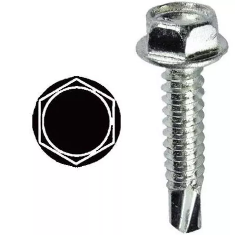 Self Drilling Screw Kit, Hex Head, Assorted #10, Zinc Plated By Dottie TK100