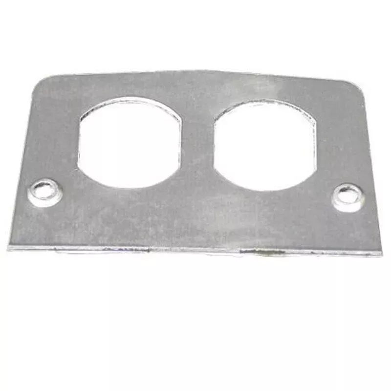 Service Box Plate, Metallic, Type: Duplex Receptacle By Wiremold 500DR