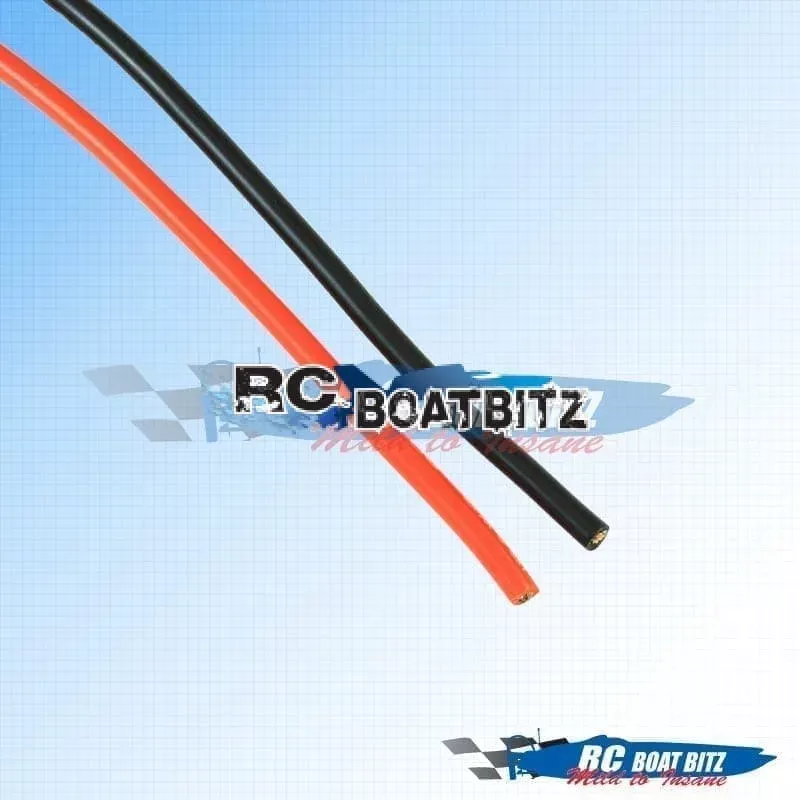 Silicone wire 500mm red/black 8/10/12 AWG