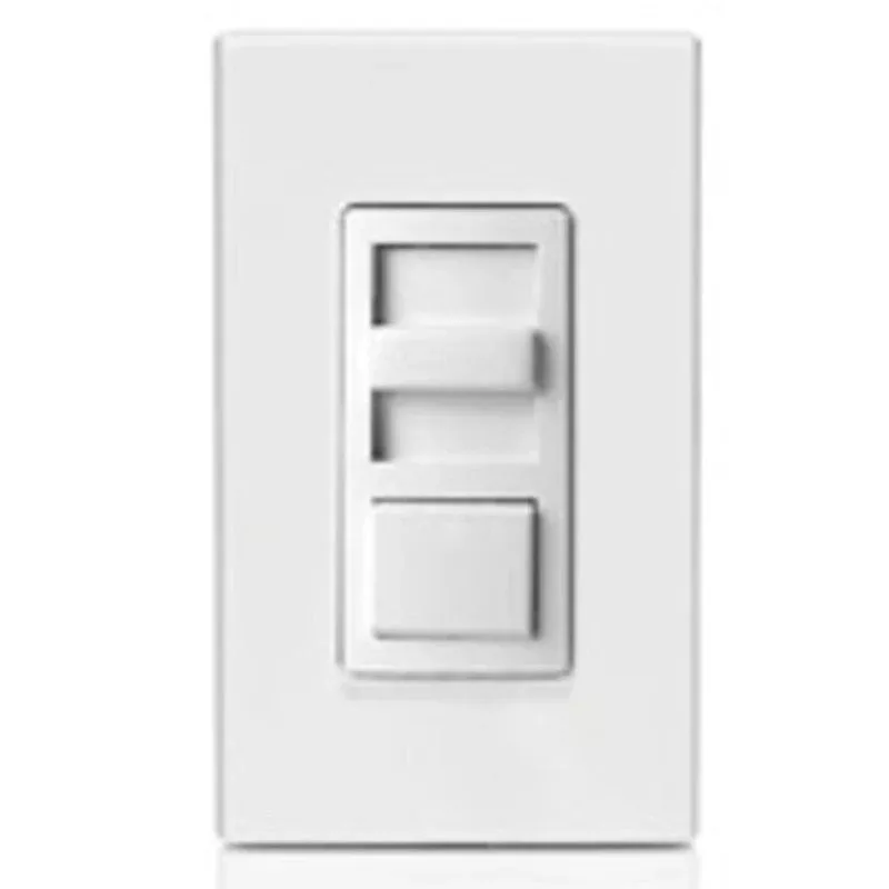 Slide Dimmer, Fluorescent, IllumaTech, White By Leviton IP710-LFZ