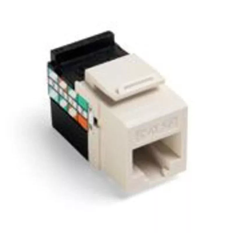 Snap-In Connector, Cat 5e, Light Almond By Leviton 5G108-RT5
