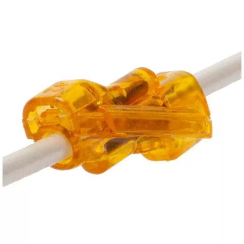 SpliceLine In-Line Wire Conn, 42 Orange, 100/Box By Ideal 30-1042