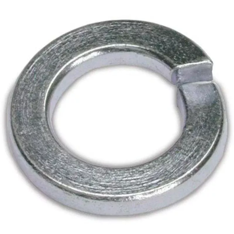 Split Lock Washer, #6, Zinc Plated Steel, 100/PK By Dottie LW6