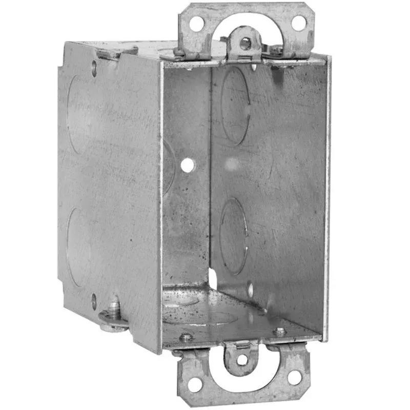 Switch Box, 1 Gang, 3-1/2″ Deep, 3/4 and 1/2″ Knockouts, Steel By Appleton 336