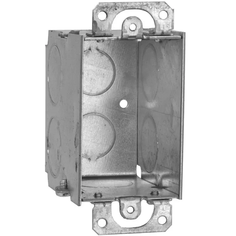 Switch Box, Gangable, 2″ Deep, Conduit Knockouts, Ears By Appleton 111