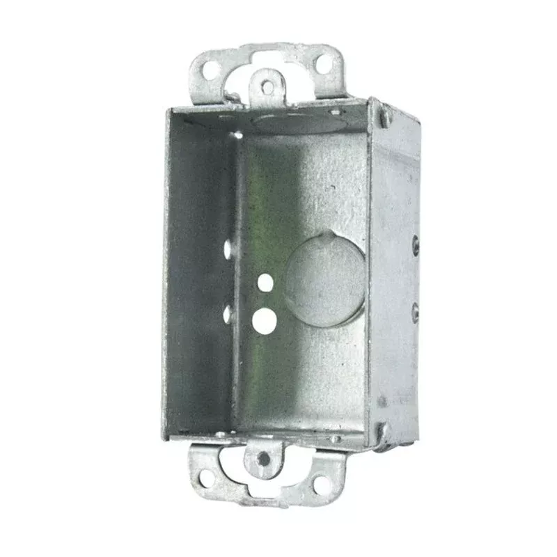 Switch Box, Non-Gangable, 1-1/2″ Deep, Conduit Knockouts, Ears By Appleton 94