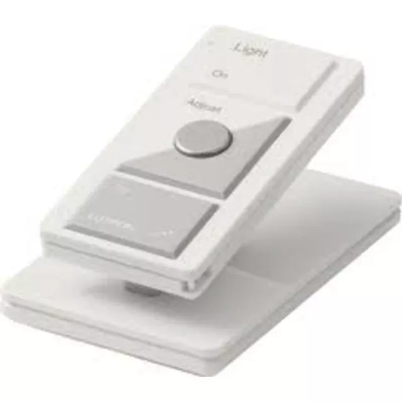Tabletop Pedestal, Single-Mount, Pico, White By Lutron L-PED1-WH
