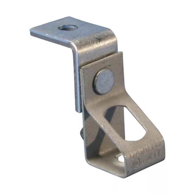 Threaded Rod Hanger w/Angle Bracket 0.25″ Hole 1 Plain, 0.25″ Hole 2 Threaded By nVent Caddy 4TIB