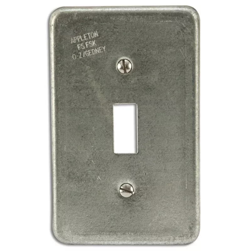 Toggle Switch Cover, 1-Gang, Steel By Appleton FSK-1TS