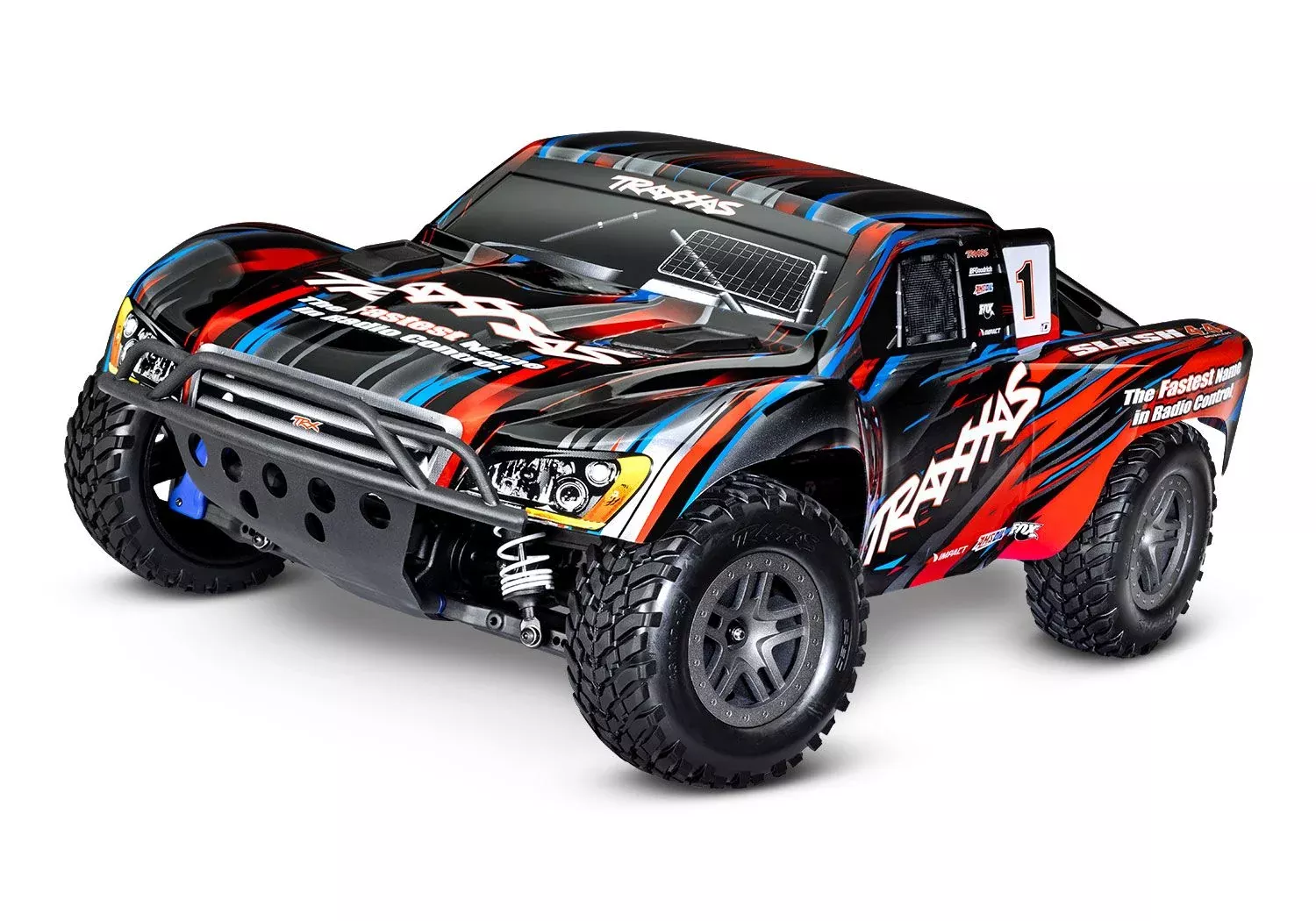 TRAXXAS 68154-4 RED Slash 4X4 BL-2s