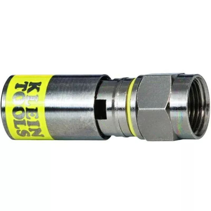 Universal F Compression Connector, 10-Pack By Klein Tools VDV812-606