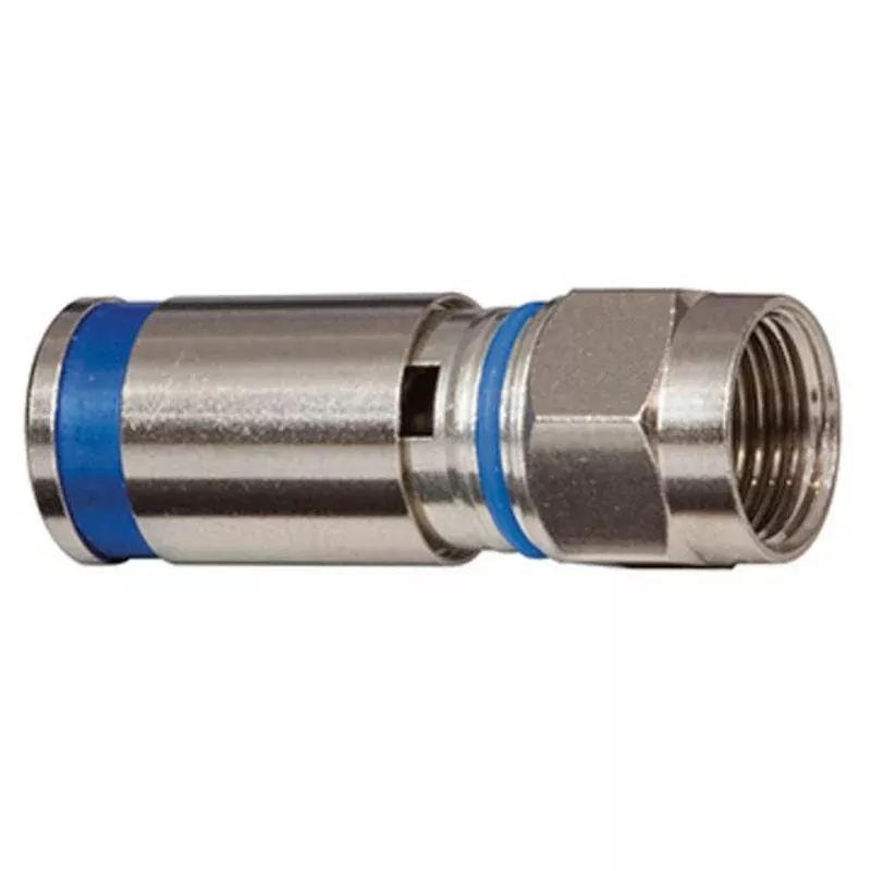 Universal F Compression Connector, RG6, Outdoor, 10-Pack By Klein Tools VDV812-623