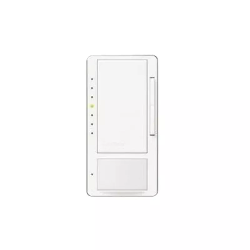 Vacancy Sensor Dimmer, 600W, Maestro, White By Lutron MSCL-VP153MH-WH