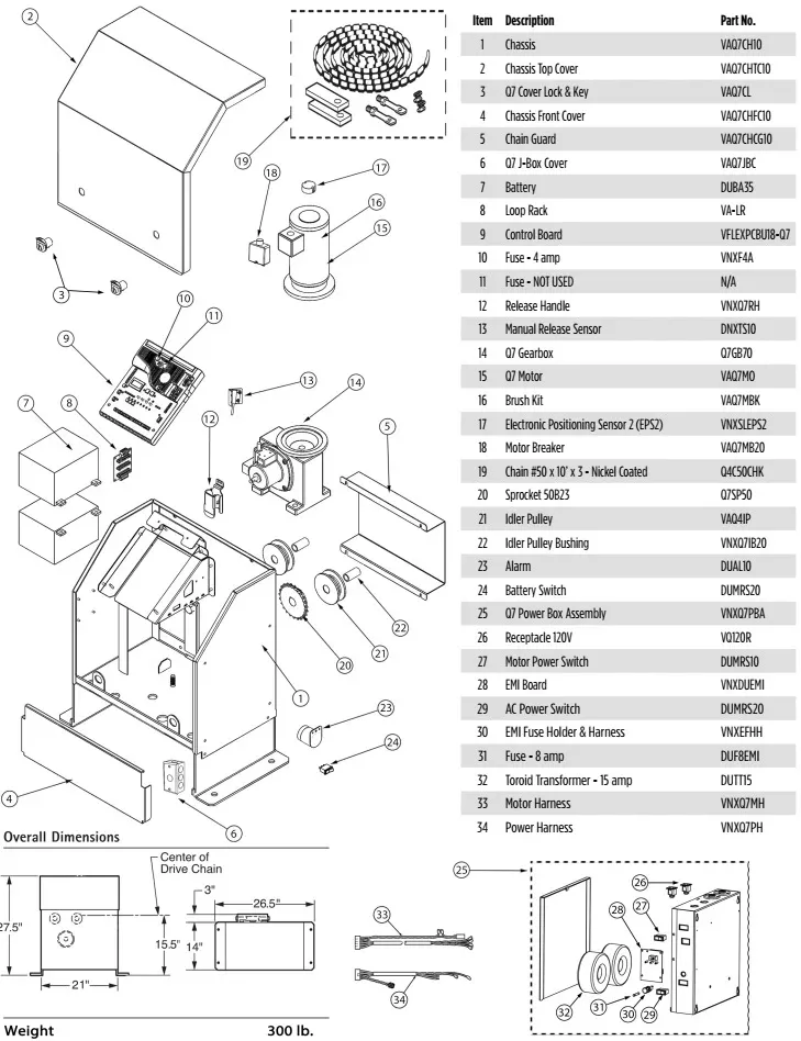 Viking Q-7 Sprocket 50B23 – Q7SP50