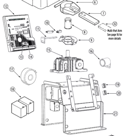 Viking R-6 Limit Switch Holder – R6LH10