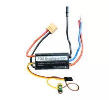 Volantex ESC 20A for RC boat ( water proof + water cooler+reverse function)