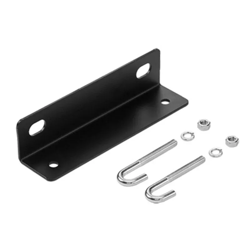 Wall Angle Support, fits 24.00, Black, Steel By nVent Hoffman LWASK24BLK