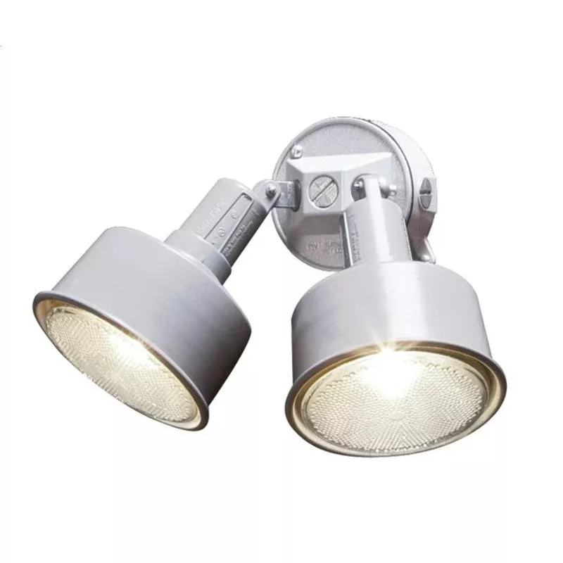 Weaterproof Lampholder Kit, Includes4″ Round Box, Cover, (2) Lampholders, White By Hubbell-Raco 5876-6