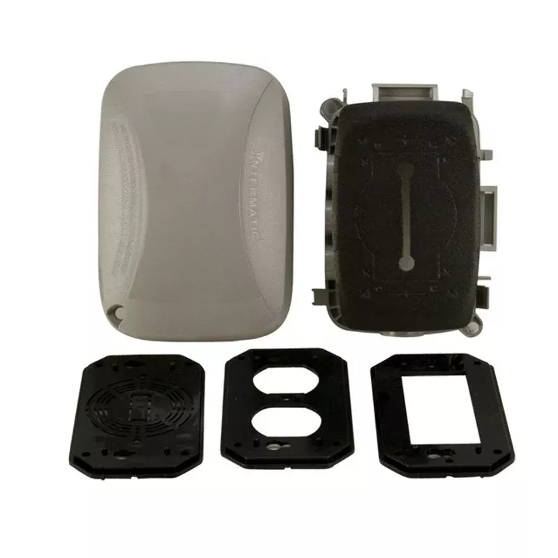 Weatherproof In-Use Cover, 1 Gang, Multiple Insert Type, 2-3/4″ Deep, Non-Metallic By Intermatic WP5103C