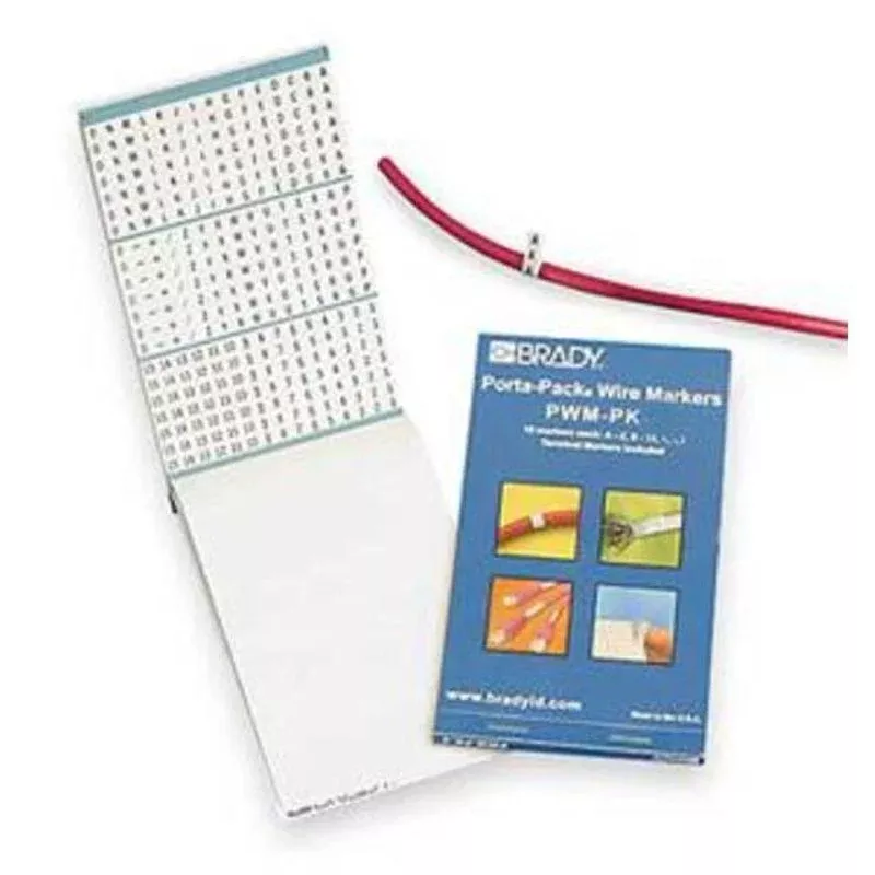 Wire Marker Booklet By Brady PWM-PK-14