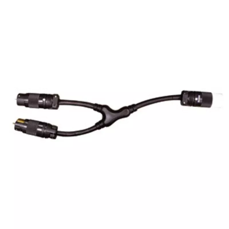 Y Adapter, 2′, Black By Voltec 09-00435