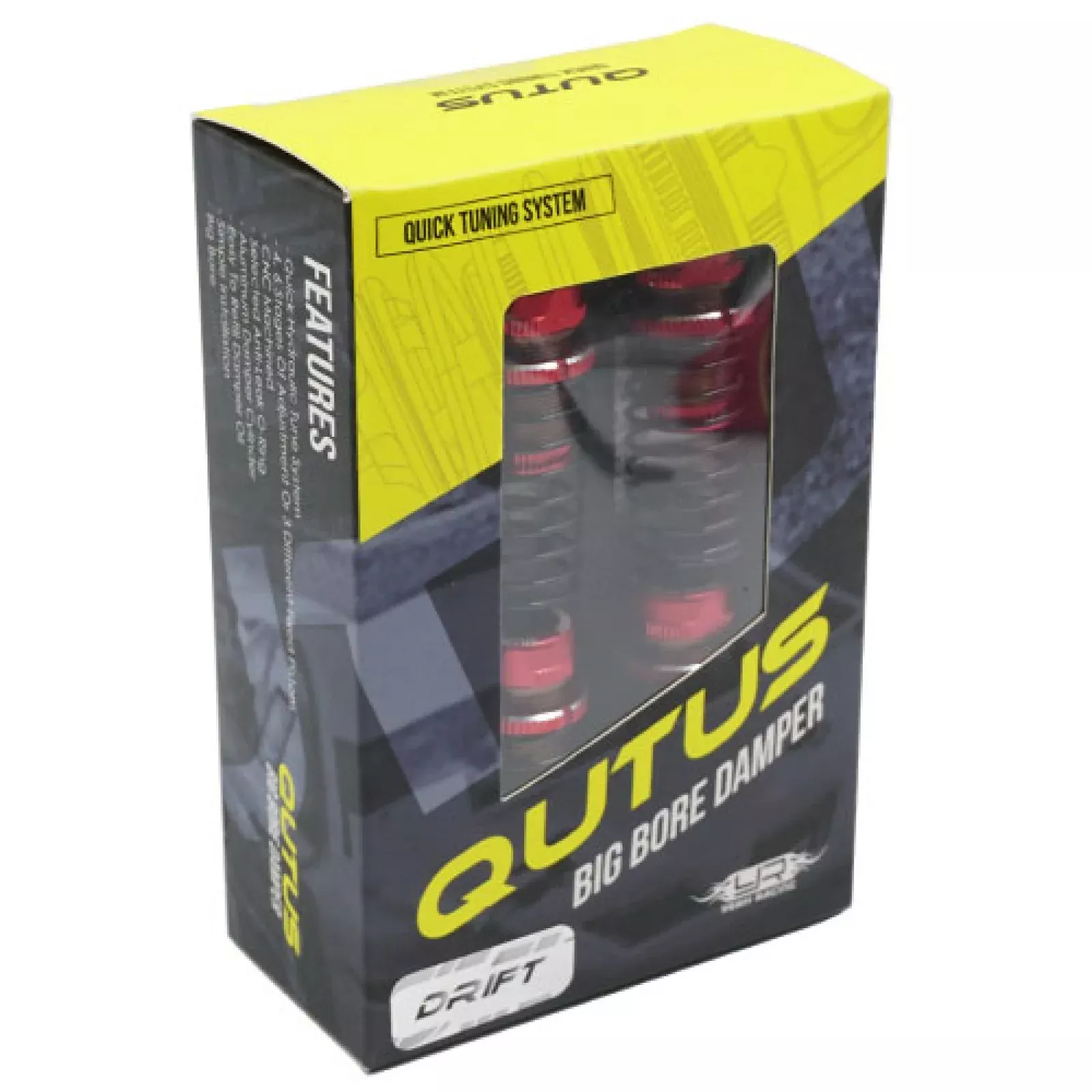 Yeah Racing 2050RD QUTUS Challenger 50mm Damper Set for 1/10