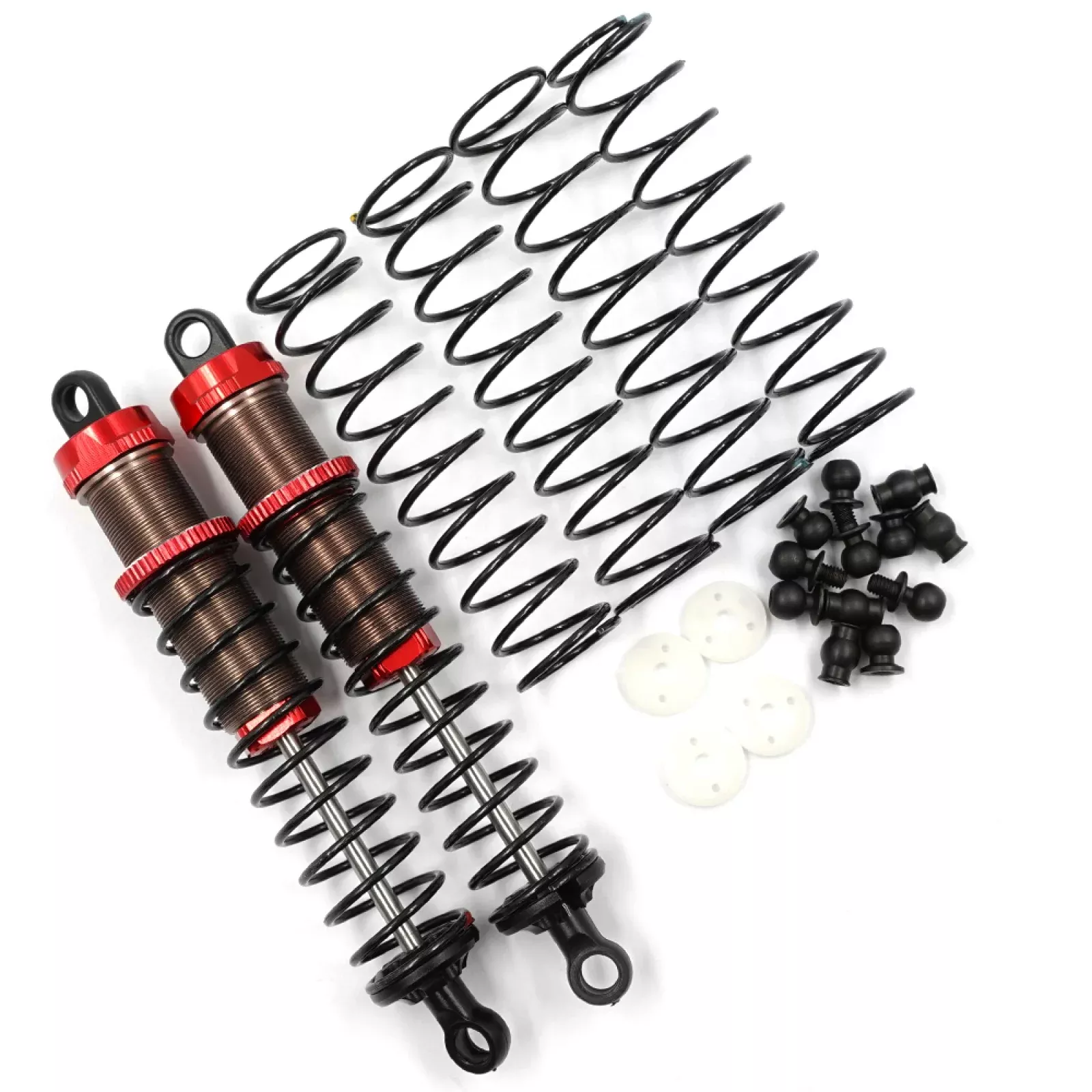 YEAH RACING BBG-0100RD ALUMINUM BIG BORE GO 100MM DAMPER 2PCS
