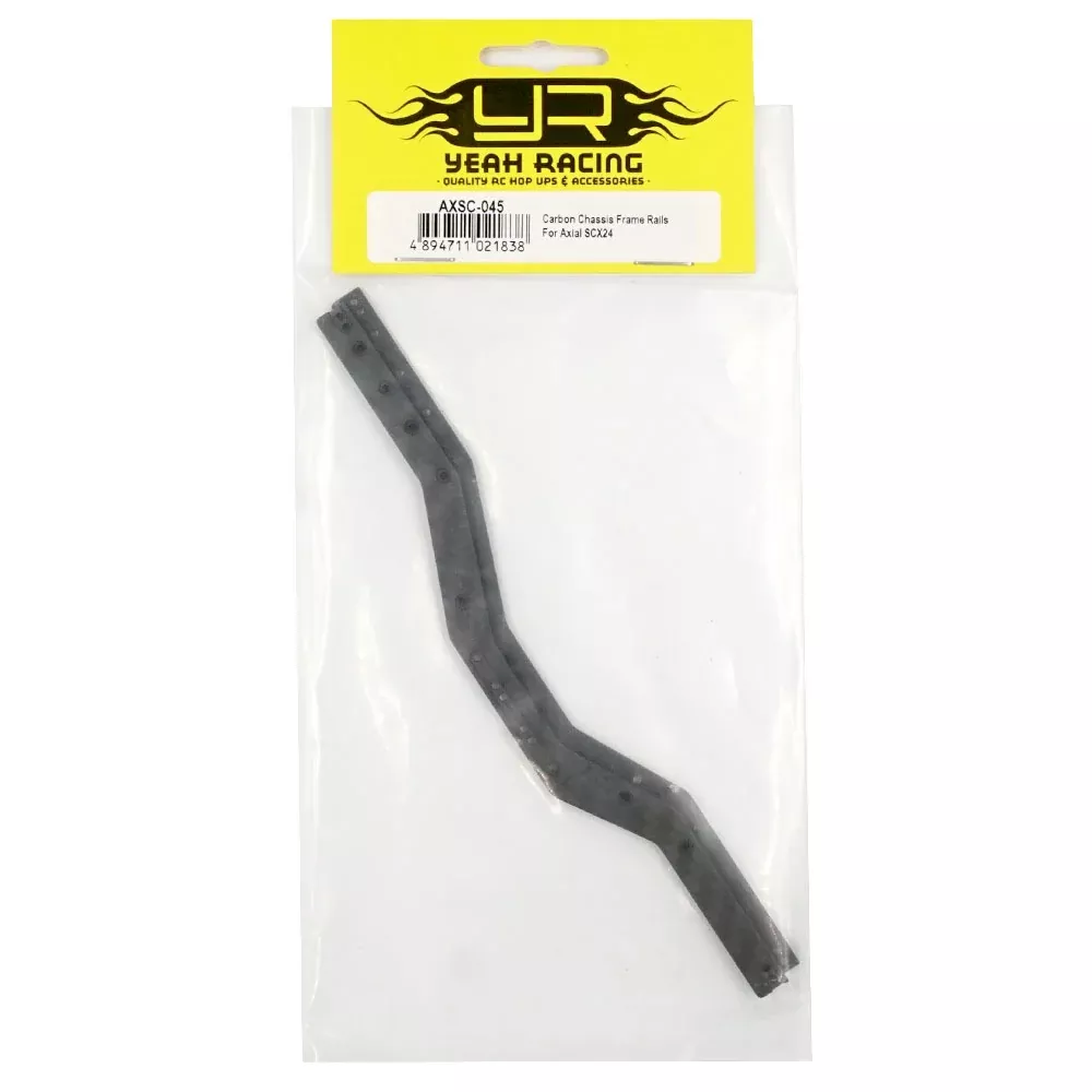 Yeah Racing GRAPHITE CHASSIS FRAME RAILS FOR AXIAL SCX24