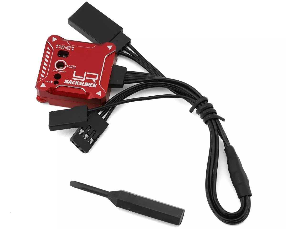 Yeah Racing ye-0044rd Hackslider Drift Performance Tuned Competition Gyro (Red)