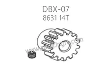 ZD Racing 14T Motor Gear For DBX07