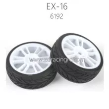 ZD Racing On-Raod Tires White Rim for EX16 (2pcs)