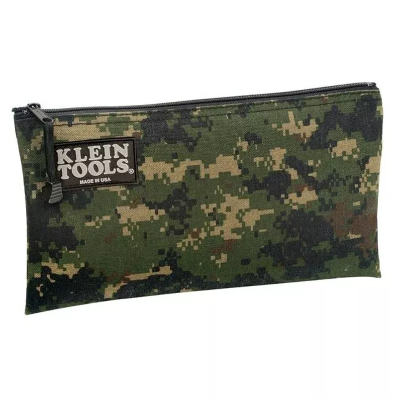Zipper Bag, Camouflage Tool Pouch, 12-1/2-Inch By Klein Tools 5139C