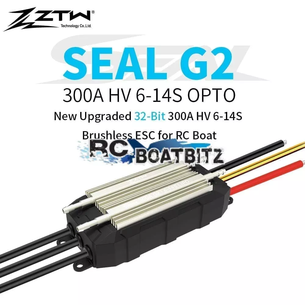 ZTW 300a Seal Series ESC G2: 300A OPTO 6s-14s Updated Version 2