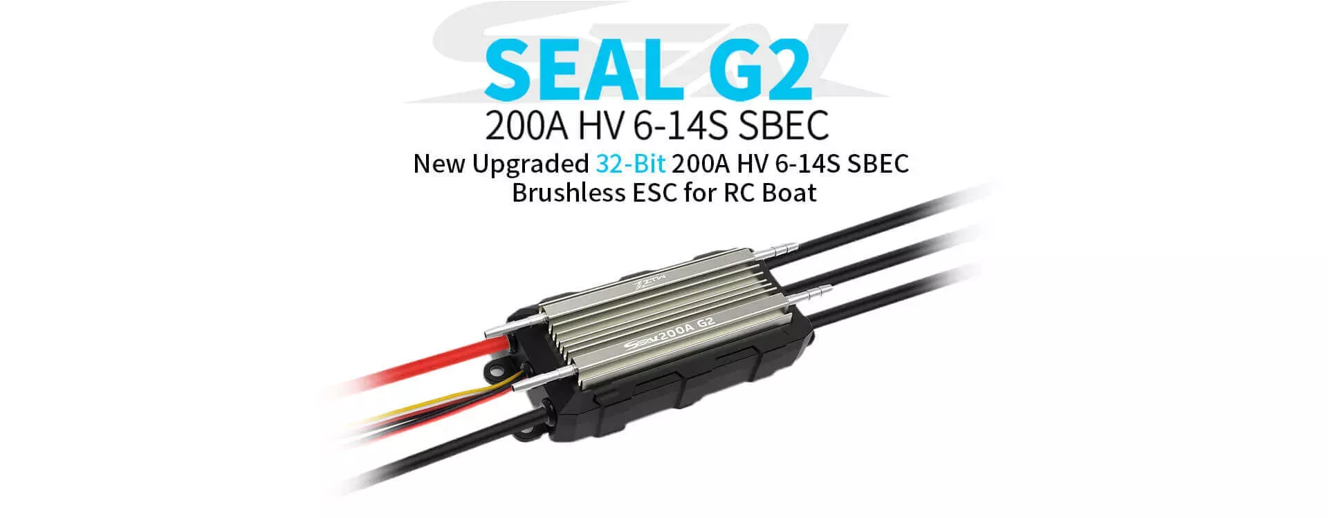 ZTW Seal G2 200A ESC 4-8S For RC Boat
